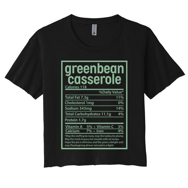 Thanksgiving Greenbean Casserole Nutrition Facts Crop Top