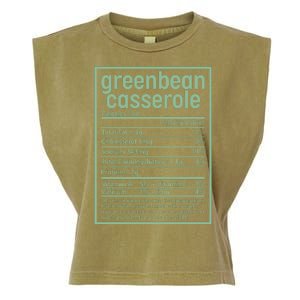 Thanksgiving Greenbean Casserole Nutrition Facts Garment-Dyed Women's Muscle Tee