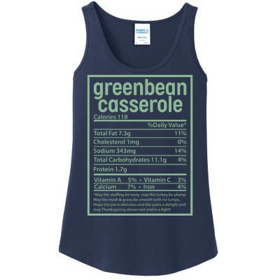 Thanksgiving Greenbean Casserole Nutrition Facts Ladies Essential Tank