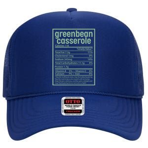 Thanksgiving Greenbean Casserole Nutrition Facts High Crown Mesh Back Trucker Hat