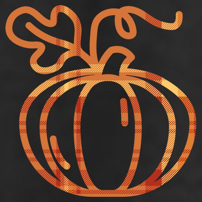 Thanksgiving Halloween Pumpkin Fall Autumn Plaid 7 Panel Mesh Trucker Snapback Hat