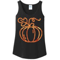 Thanksgiving Halloween Pumpkin Fall Autumn Plaid Ladies Essential Tank