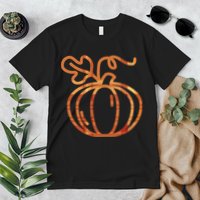Thanksgiving Halloween Pumpkin Fall Autumn Plaid Premium T-Shirt