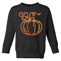 Thanksgiving Halloween Pumpkin Fall Autumn Plaid Toddler Sweatshirt