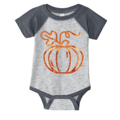 Thanksgiving Halloween Pumpkin Fall Autumn Plaid Infant Baby Jersey Bodysuit