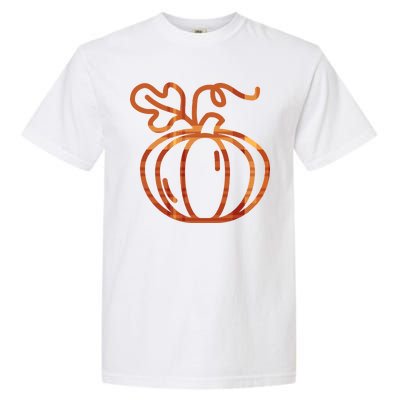 Thanksgiving Halloween Pumpkin Fall Autumn Plaid Garment-Dyed Heavyweight T-Shirt