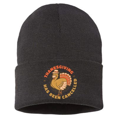 Thanksgiving Has Been Canceled Sustainable Knit Beanie