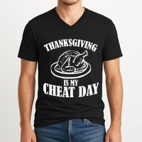 Thanksgiving is My Cheat Day V-Neck T-Shirt