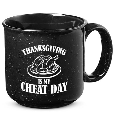 Thanksgiving is My Cheat Day 15oz Campfire Ceramic Mug