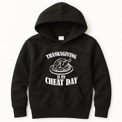 Thanksgiving is My Cheat Day Kids Hoodie
