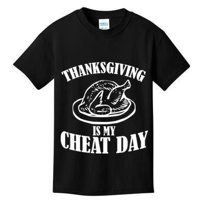 Thanksgiving is My Cheat Day Kids T-Shirt