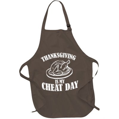 Thanksgiving is My Cheat Day Full-Length Apron With Pockets