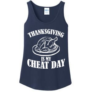 Thanksgiving is My Cheat Day Ladies Essential Tank