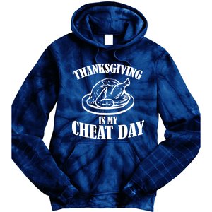 Thanksgiving is My Cheat Day Tie Dye Hoodie