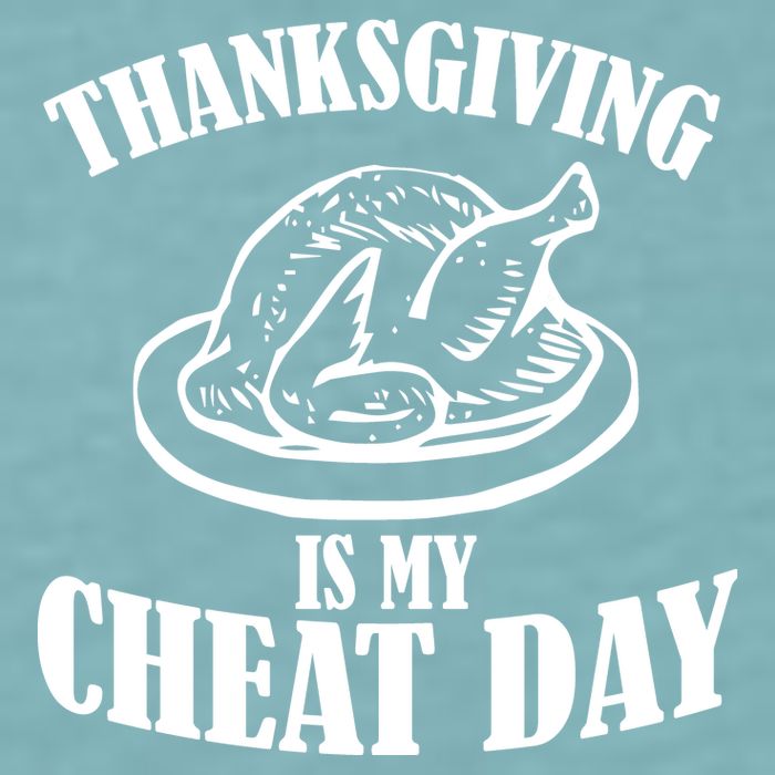 Thanksgiving is My Cheat Day Sueded Cloud Jersey T-Shirt