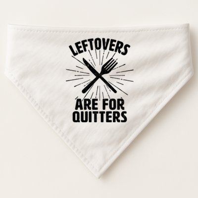 Thanksgiving Leftovers Are For Quitters USA-Made Doggie Bandana