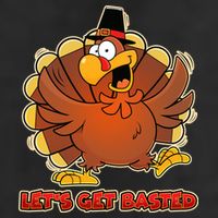 Thanksgiving Let's Get Basted Adult Drive Performance Visor