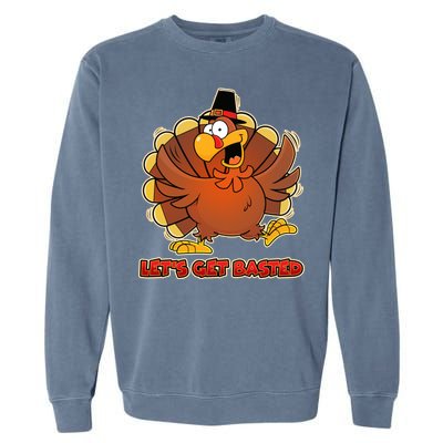 Thanksgiving Let's Get Basted Garment-Dyed Sweatshirt