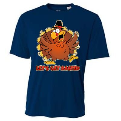 Thanksgiving Let's Get Basted Cooling Performance Crew T-Shirt