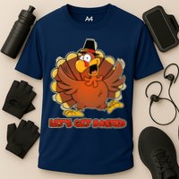 Thanksgiving Let's Get Basted Cooling Performance Crew T-Shirt