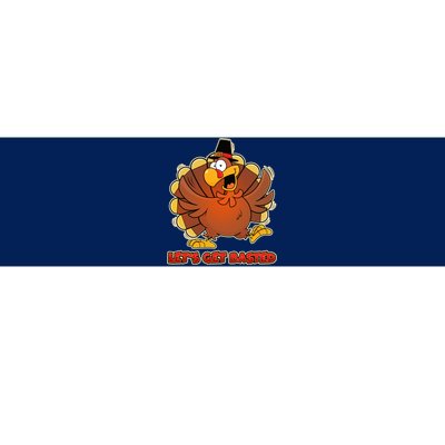 Thanksgiving Let's Get Basted Bumper Sticker