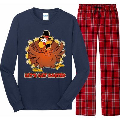 Thanksgiving Let's Get Basted Long Sleeve Pajama Set