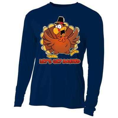 Thanksgiving Let's Get Basted Cooling Performance Long Sleeve Crew