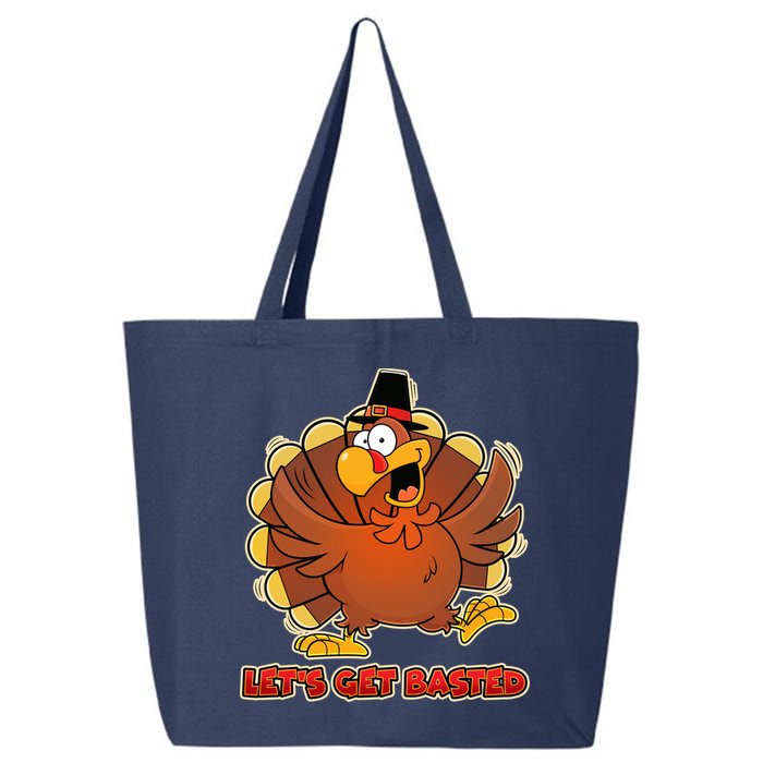 Thanksgiving Let's Get Basted 25L Jumbo Tote