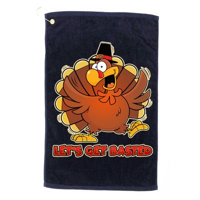 Thanksgiving Let's Get Basted Golf Towel