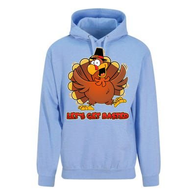 Thanksgiving Let's Get Basted Unisex Surf Hoodie