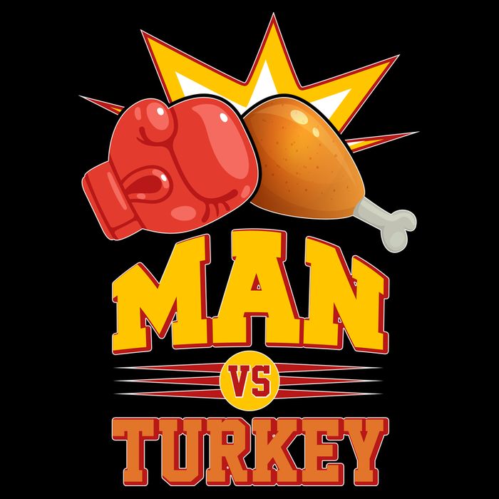 Thanksgiving Man Vs Turkey Fight Mug