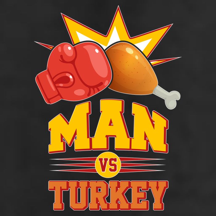 Thanksgiving Man Vs Turkey Fight Hat