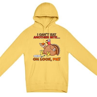 Thanksgiving Oh Look Pie! Premium Pullover Hoodie