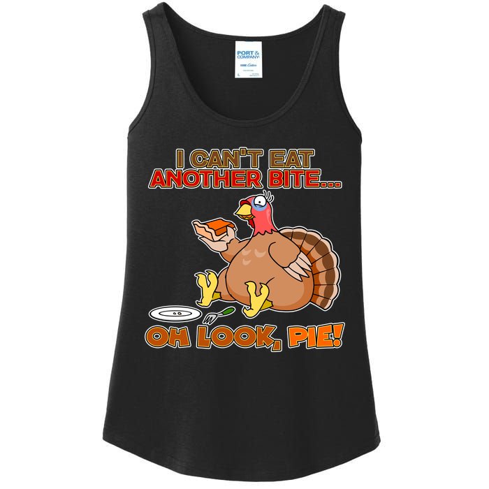 Thanksgiving Oh Look Pie! Ladies Essential Tank