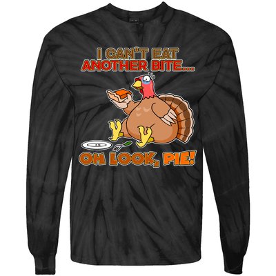 Thanksgiving Oh Look Pie! Tie-Dye Long Sleeve Shirt