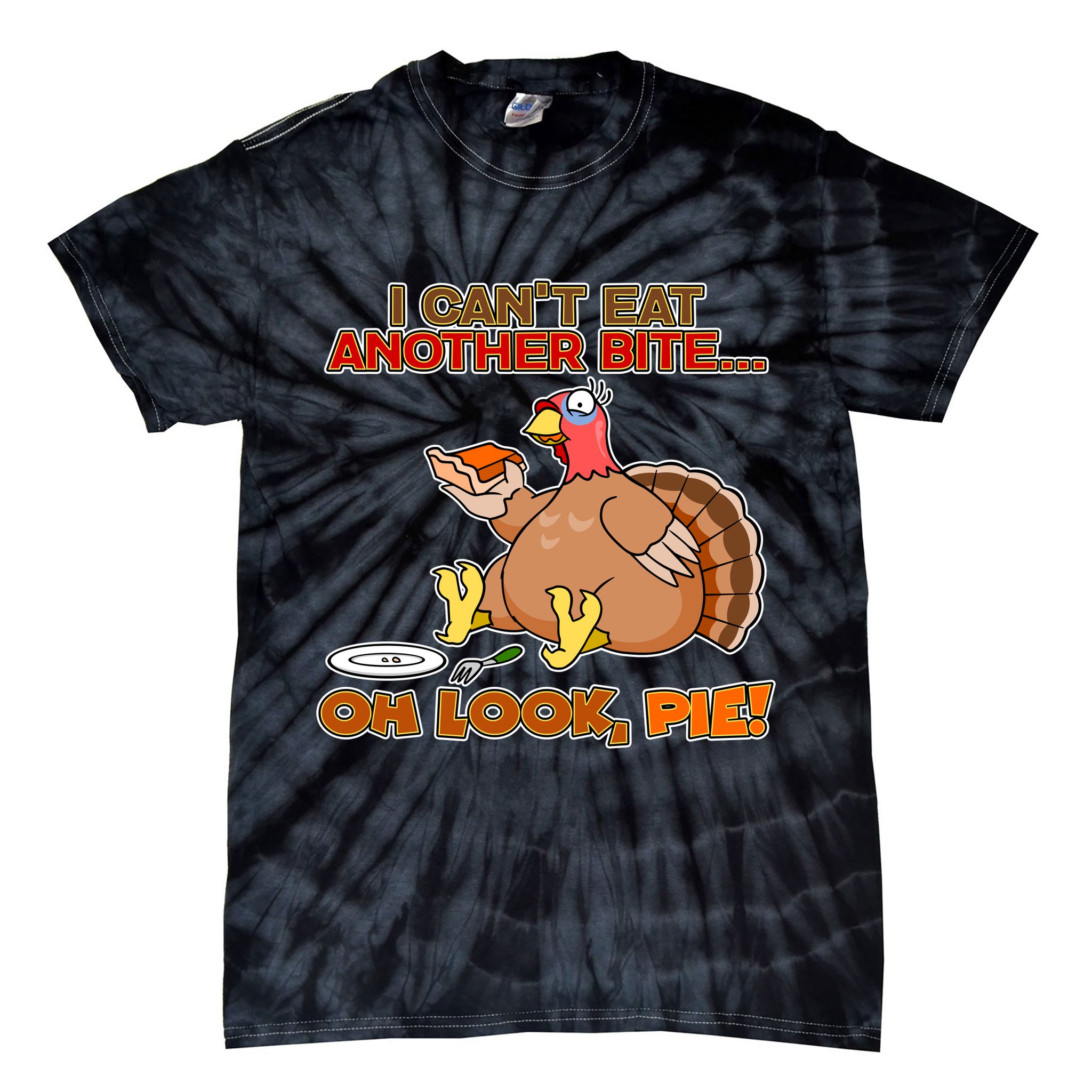 Thanksgiving Oh Look Pie! Tie-Dye T-Shirt