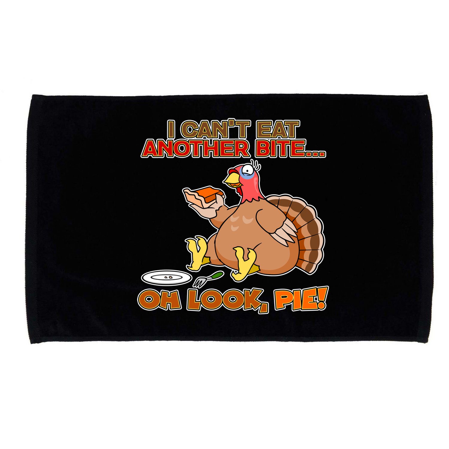 Thanksgiving Oh Look Pie! Microfiber Hand Towel