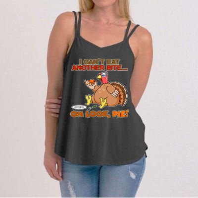 Thanksgiving Oh Look Pie! Women's Strappy Tank