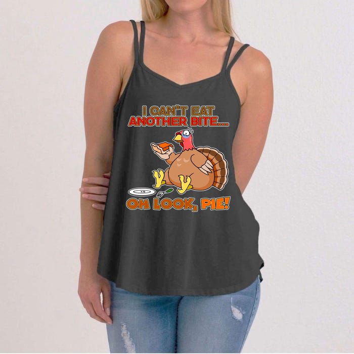 Thanksgiving Oh Look Pie! Women's Strappy Tank