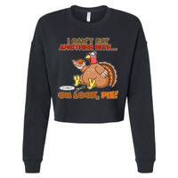 Thanksgiving Oh Look Pie! Cropped Pullover Crew