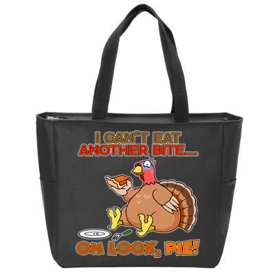 Thanksgiving Oh Look Pie! Zip Tote Bag