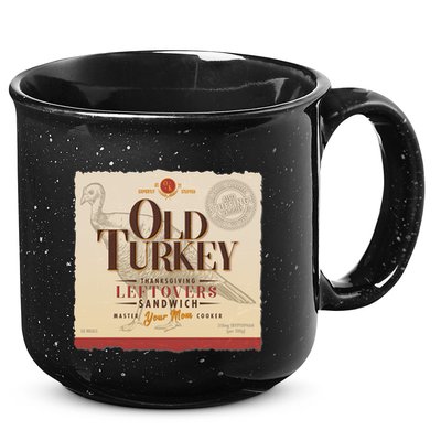 Thanksgiving Old Turkey Vintage 15oz Campfire Ceramic Mug