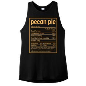 Thanksgiving Pecan Pie Nutrition Facts Ladies PosiCharge Tri-Blend Wicking Tank