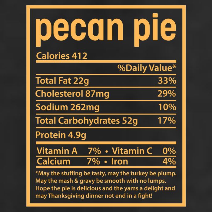 Thanksgiving Pecan Pie Nutrition Facts Cool Comfort Performance Bucket Hat
