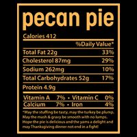 Thanksgiving Pecan Pie Nutrition Facts Cooling Performance Crew T-Shirt