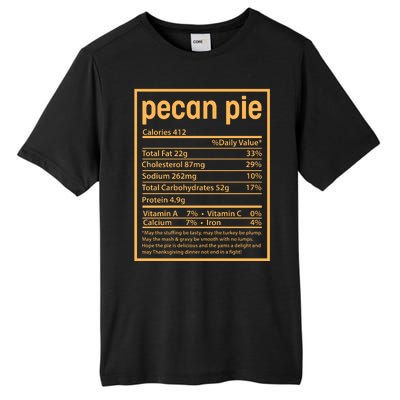 Thanksgiving Pecan Pie Nutrition Facts Tall Fusion ChromaSoft Performance T-Shirt