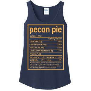 Thanksgiving Pecan Pie Nutrition Facts Ladies Essential Tank