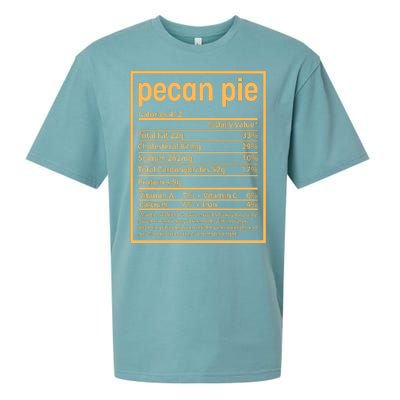 Thanksgiving Pecan Pie Nutrition Facts Sueded Cloud Jersey T-Shirt