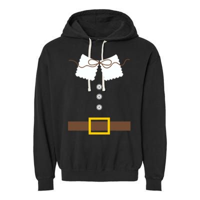 Thanksgiving Pilgrim Costume Garment-Dyed Fleece Hoodie