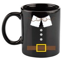 Thanksgiving Pilgrim Costume 11oz C Handle Ceramic Mug